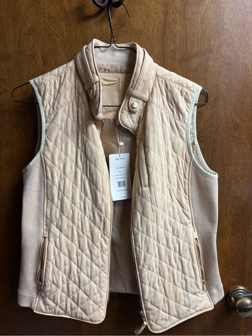 Tyler Boe Quilted Sleeveless Vest